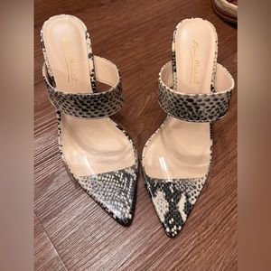 Stiletto High Heel - Pointed Toe Mule- Size 8